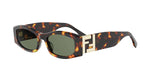 56N - Acetate Shiny Havana with Green Normal lenses / 