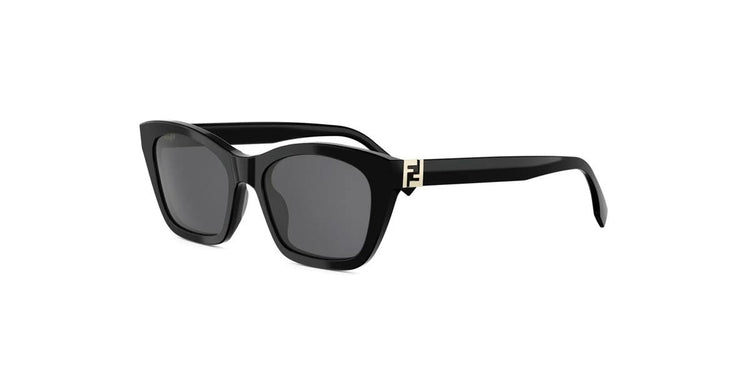 01A - Acetate Shiny Black with Grey Normal lenses