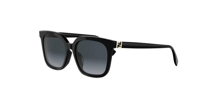 01B - Acetate Shiny Black with Grey Gradient lenses