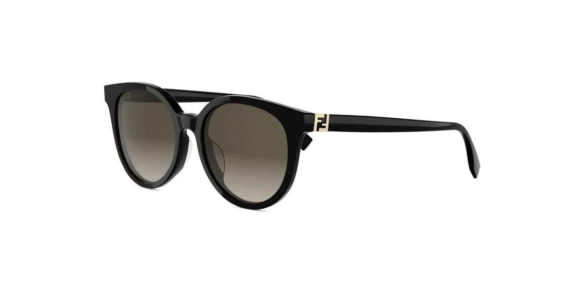 01F - Acetate Shiny Black with Brown Gradient lenses