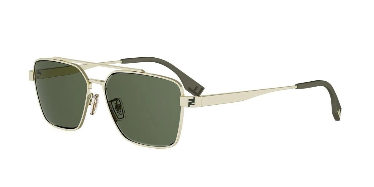 32N - Metal Shiny Green with Green Normal lenses