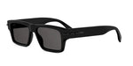 01A - Acetate Shiny Black with Grey Normal lenses / 
