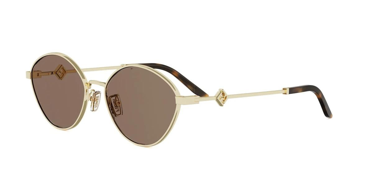 30E - Metal Shiny Gold with Brown Normal lenses