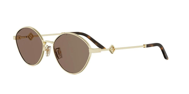 30E - Metal Shiny Gold with Brown Normal lenses