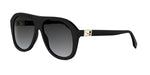 01B - Acetate Shiny Black / Gradient Smoke