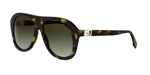 52P - Acetate Shiny Dark Havana / Gradient Green