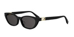 01A - Acetate Shiny Black with Grey Normal lenses / 