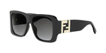 01B - Acetate Shiny Black with Grey Gradient lenses / 