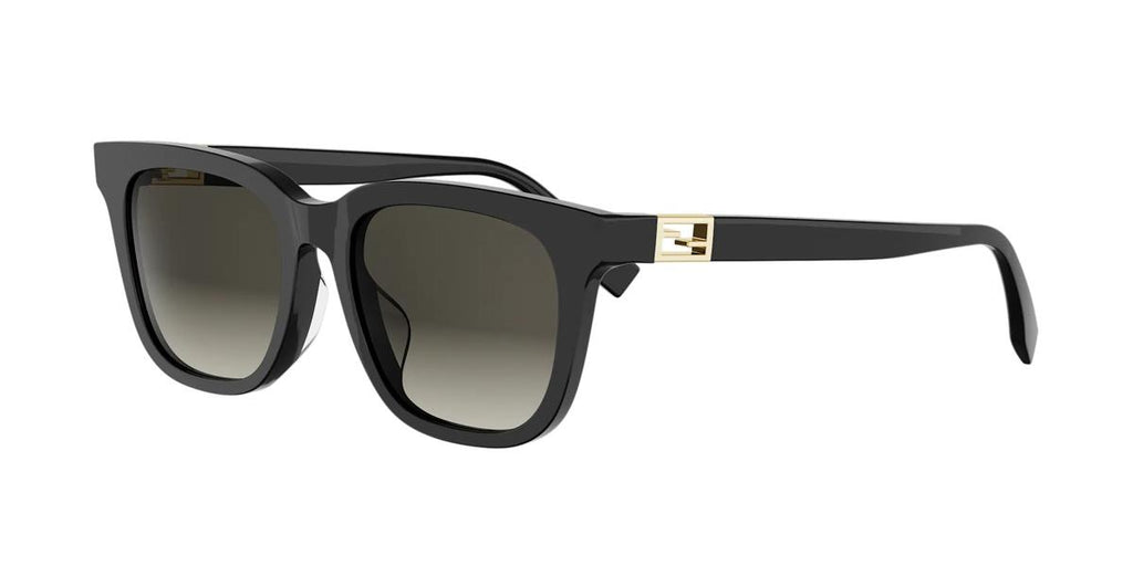 01F - Acetate Shiny Black with Brown Gradient lenses