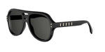 01A - Acetate Shiny Black with Grey Normal lenses / 