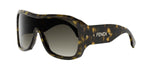 52F - Acetate Shiny Havana with Green Gradient lenses / 