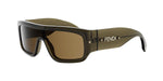 96J - Acetate Shiny Green with Brown Normal lenses