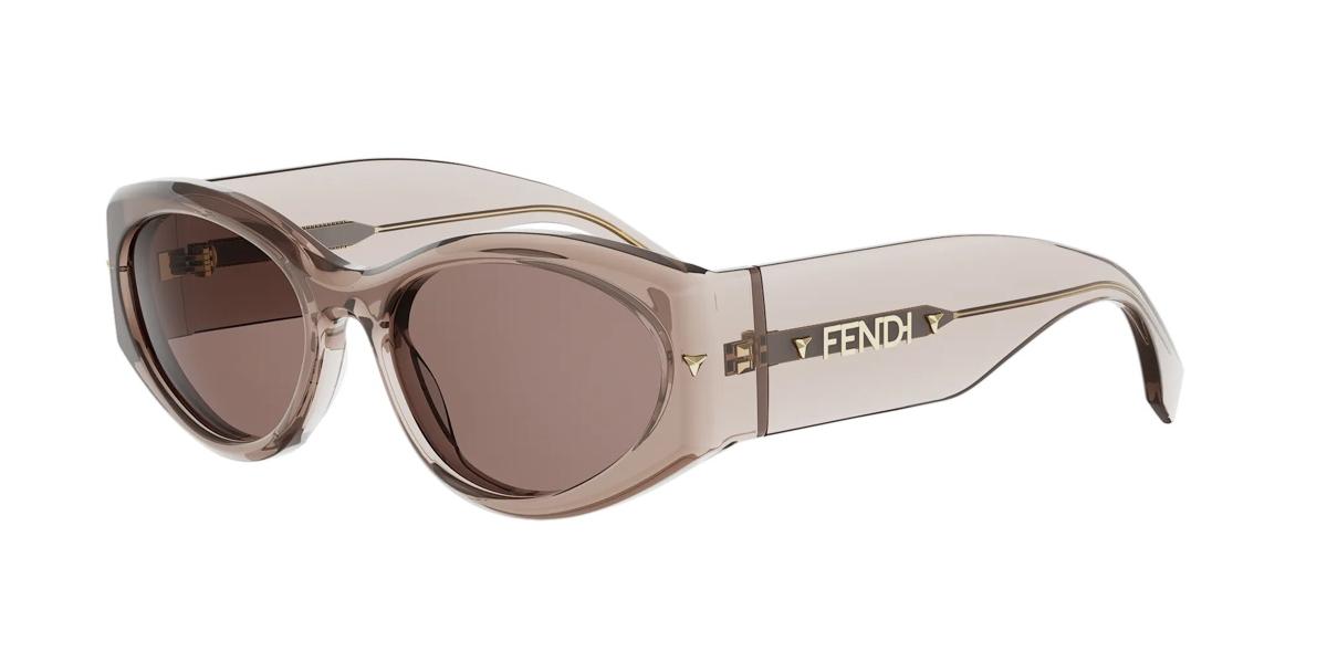 45E - Acetate Shiny Brown with Brown Normal lenses
