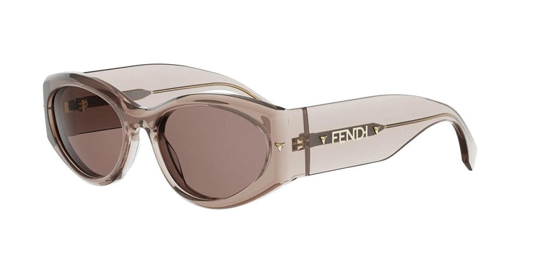45E - Acetate Shiny Brown with Brown Normal lenses