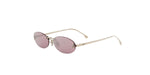 28Z - Metal Shiny Rose with Silver Mirror lenses / 