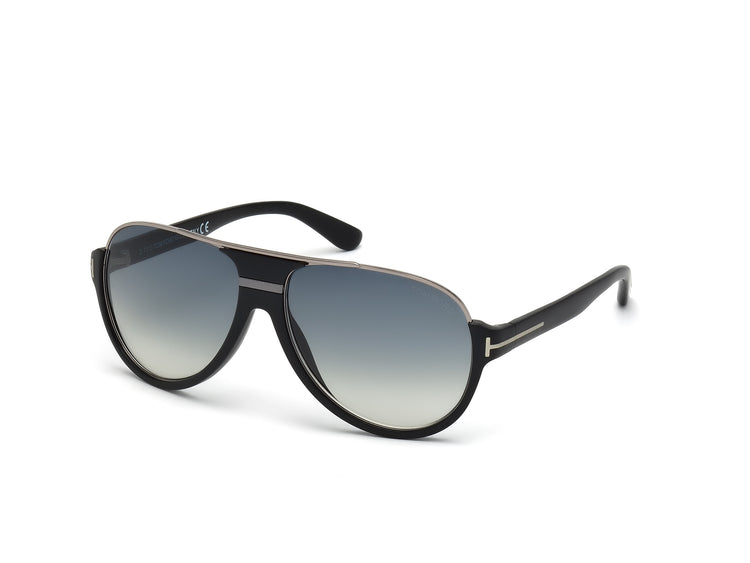 02W - Matte Black / gradient blue