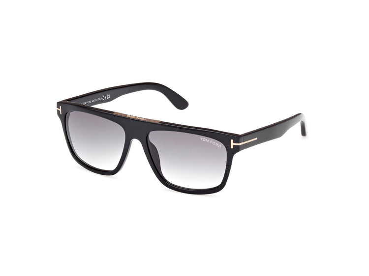 01B - Shiny Black / gradient smoke