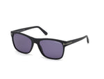 02V - Matte Black / blue