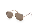 28H - Shiny Rose Gold / brown polarized