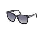 01D - Shiny Black / Shiny Black / smoke polarized