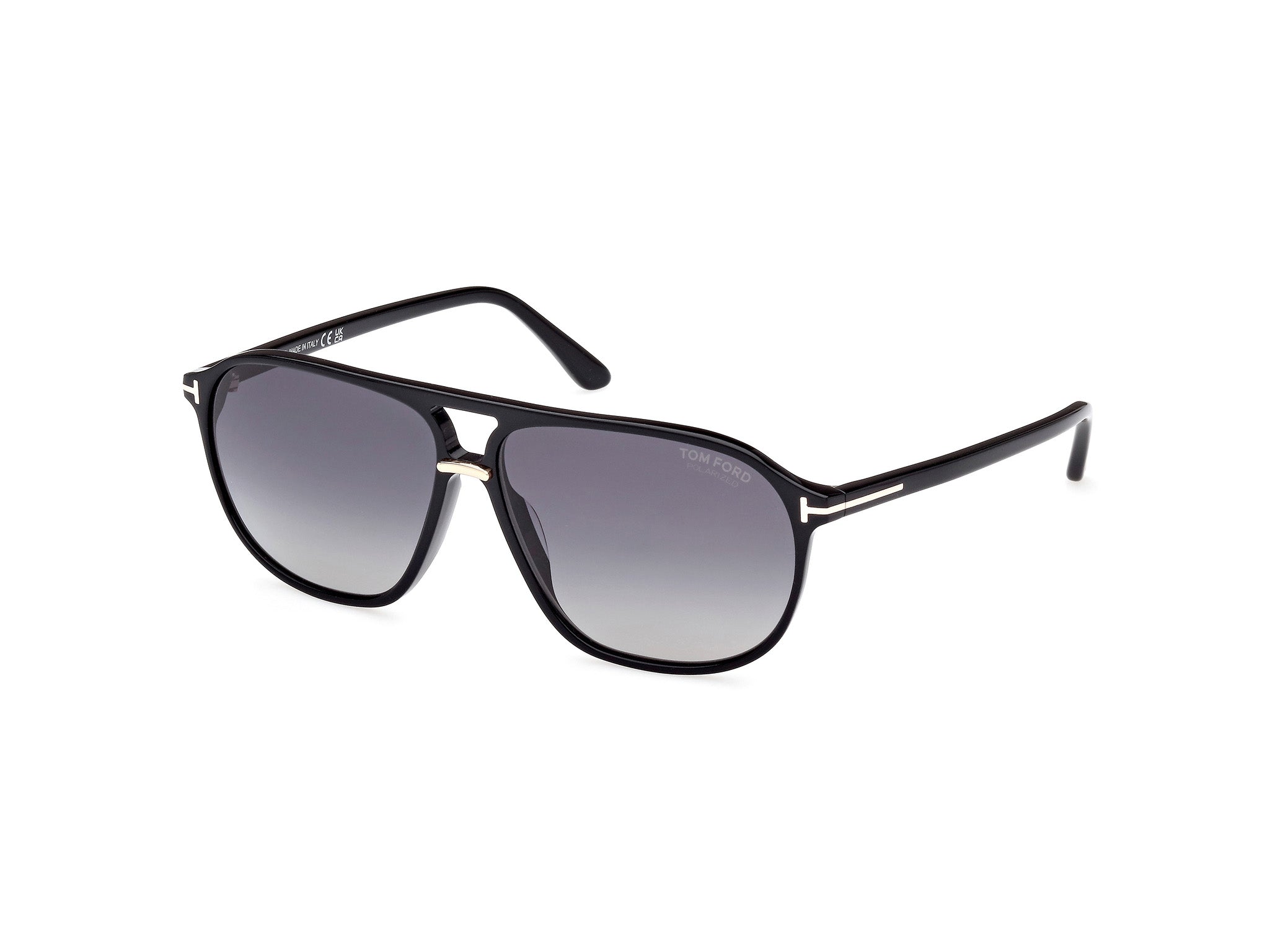 01D - Shiny Black / smoke polarized
