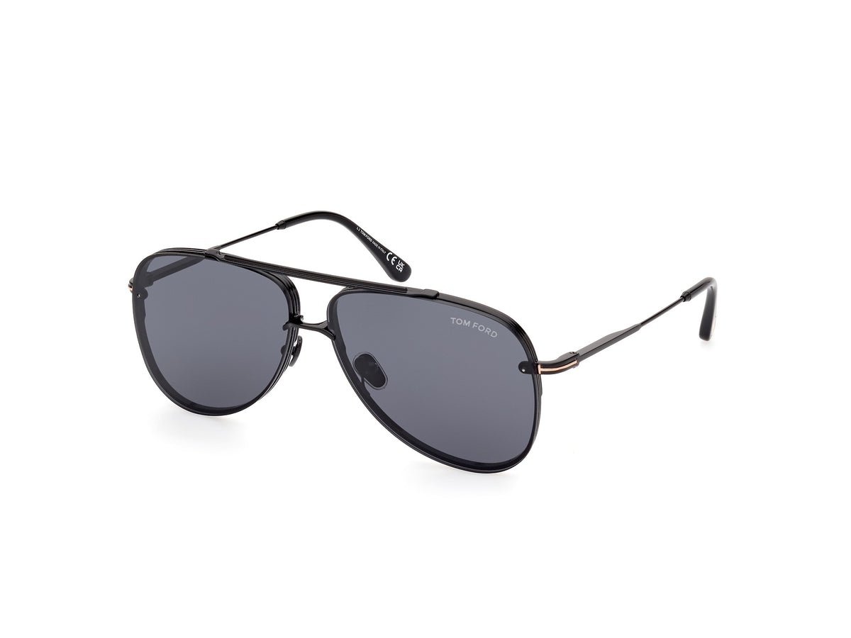 01A - Shiny Black / smoke