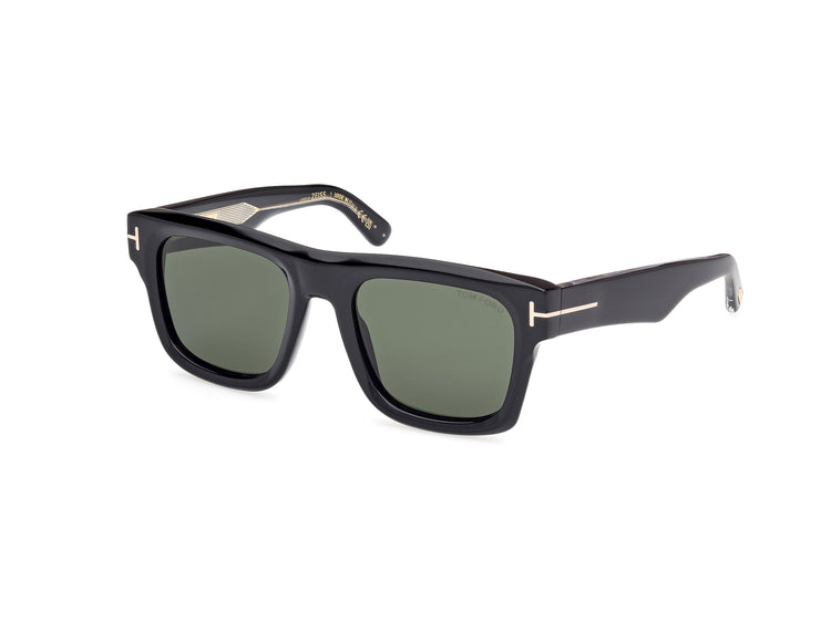 01N - Shiny Black / green