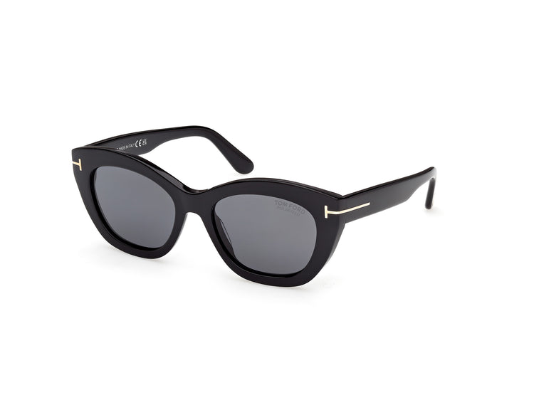 01D - Shiny Black / smoke polarized