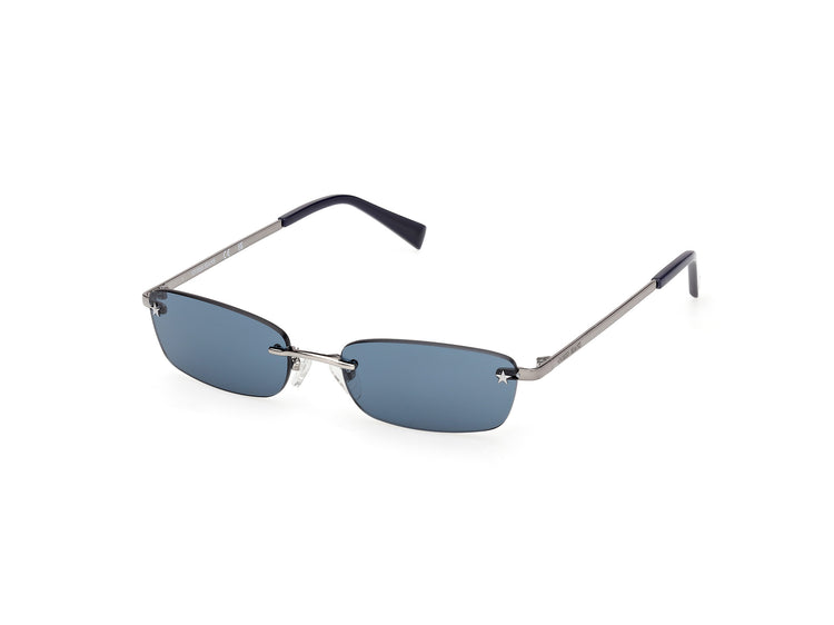 08V - Shiny Gunmetal / blue