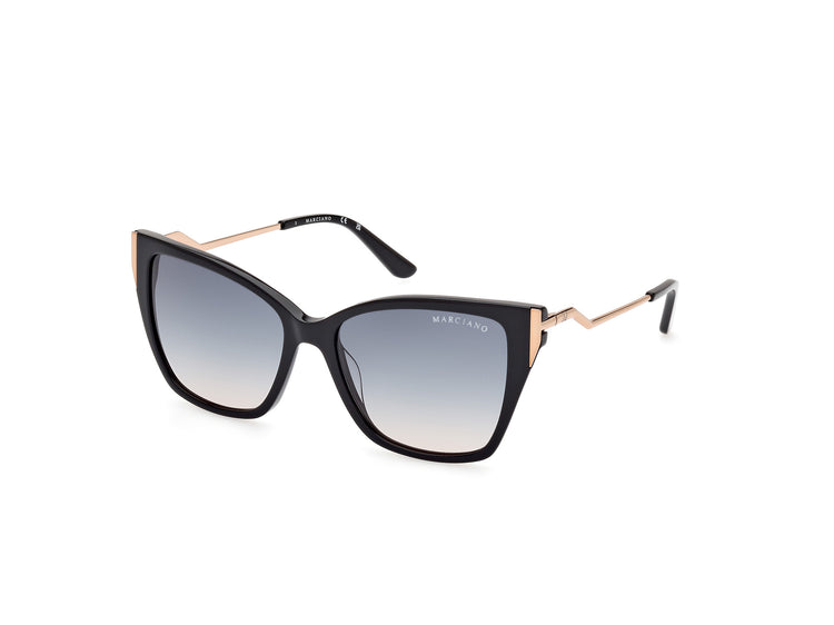 01W - Shiny Black / gradient blue
