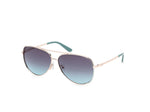 33W - Shiny Pale Gold / gradient blue