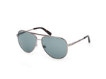 08V - Shiny Gunmetal / blue