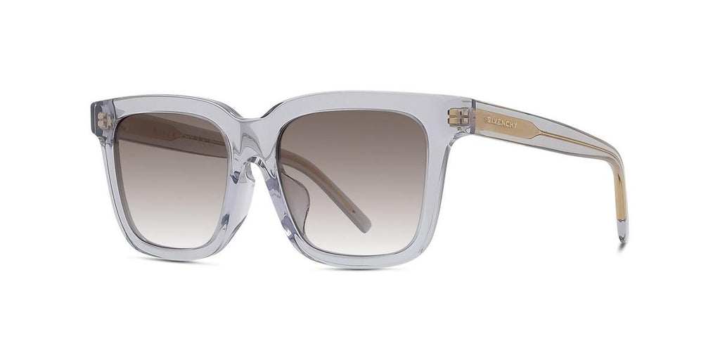 20F - Acetate Shiny Grey with Brown Gradient lenses