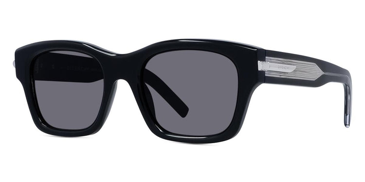 01A - Acetate Shiny Black with Grey Normal lenses