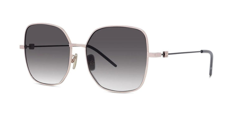 28B - Metal Shiny Rose with Grey Gradient lenses