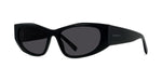 01A - Acetate Shiny Black with Grey Normal lenses / 