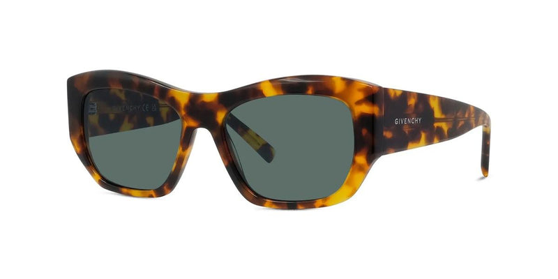 55N - Acetate Shiny Havana with Green Normal lenses