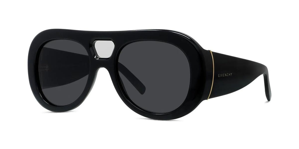 01A - Acetate Shiny Black with Black Normal lenses