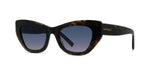 52W - Acetate Shiny Havana with Blue Gradient lenses