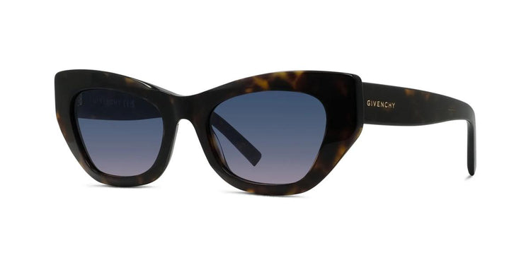 52W - Acetate Shiny Havana with Blue Gradient lenses