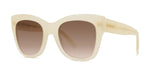 25F - Acetate Shiny White with Brown Gradient lenses / 