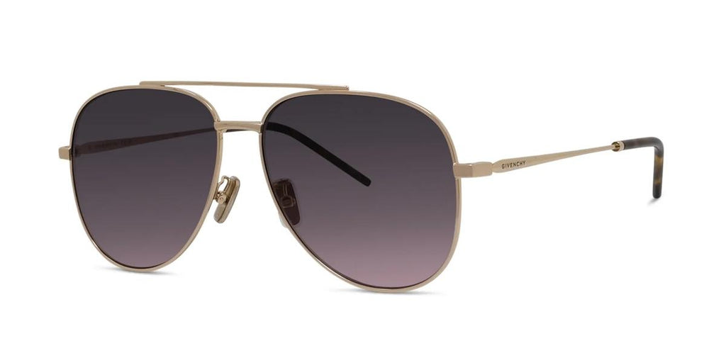 32T - Metal Shiny Gold with Brown Gradient lenses