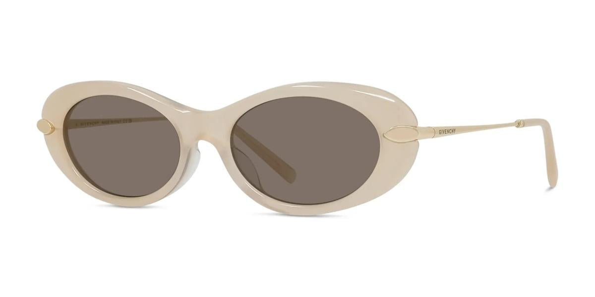 72E - Acetate Shiny Rose with Brown Normal lenses