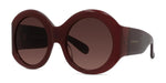 69T - Acetate Shiny Red with Red Gradient lenses