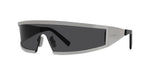 16A - Metal Shiny Silver with Black Normal lenses