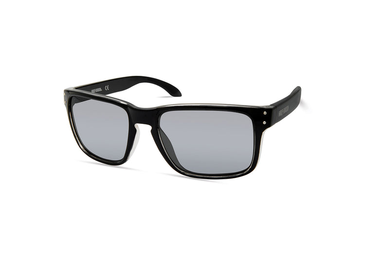 01C - Shiny Black / smoke mirror