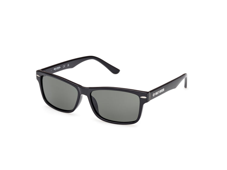 01N - Shiny Black / green