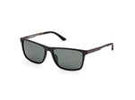 02R - Matte Black / green polarized