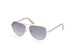 08X - Shiny Gunmetal / blue mirror