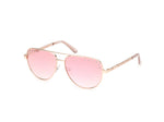28U - Shiny Rose Gold / bordeaux mirror